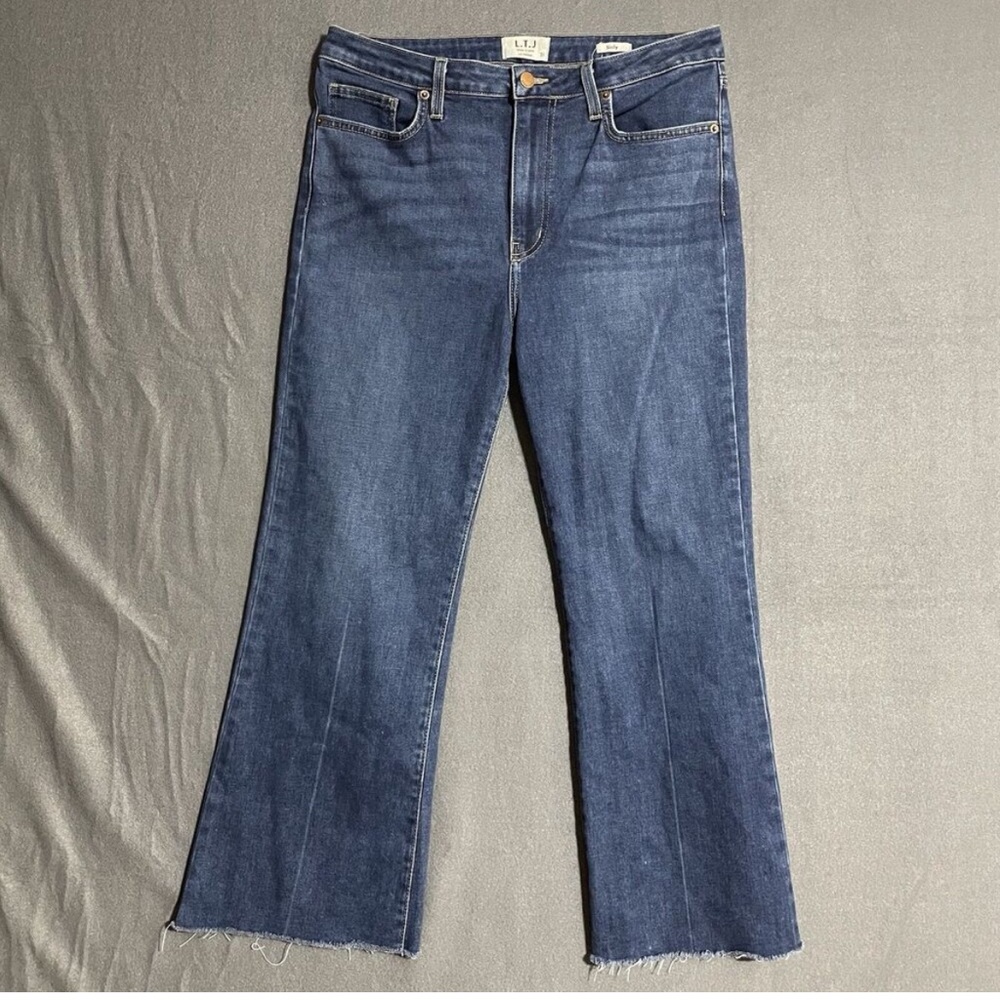 L.T.J. Letter to Juliet Sicily Frayed Hem Denim Jeans
